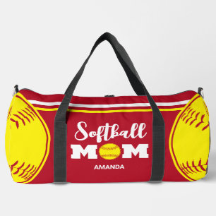Personalised Softball Mum Mother's Day Duffle Bag