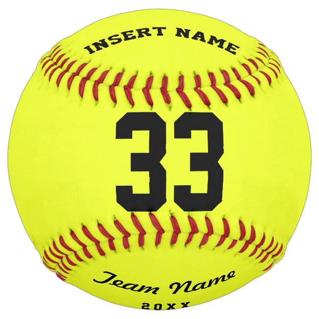 Personalised Softball Team (Front)
