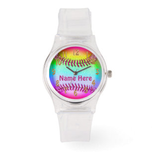 Personalised Softball Watches for Girls and Women