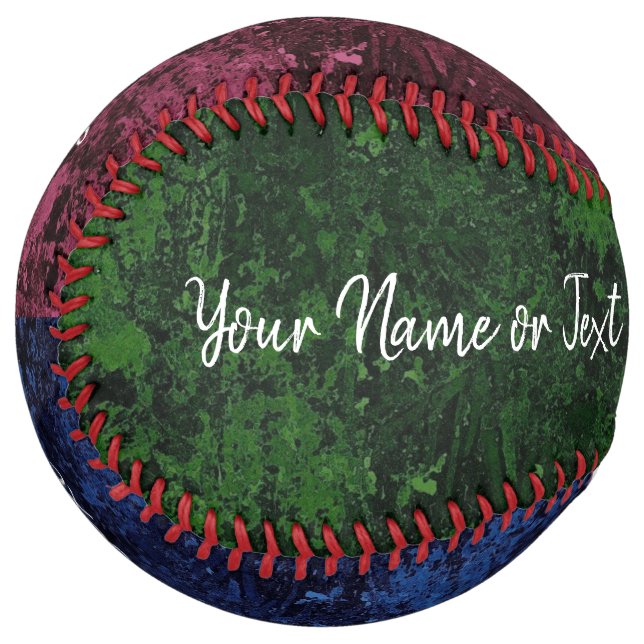 Personalised Softball with Different Colours HAMbW (Front Left)