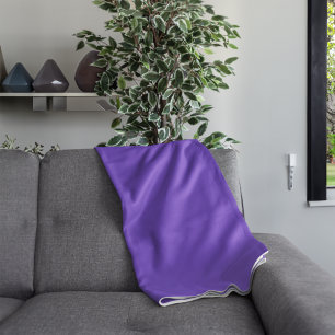 Personalised Solid Colour Fleece Blanket