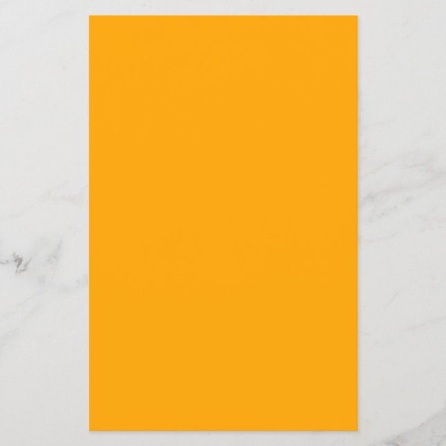 Personalised Solid Orange Flyer for Any Occasion (Front)