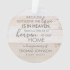 Personalised Someone In Heaven Acrylic Ornament