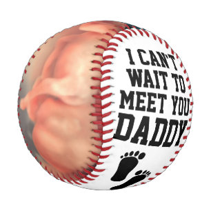 Personalised Sonogram Ultrasound New Daddy Baby Baseball
