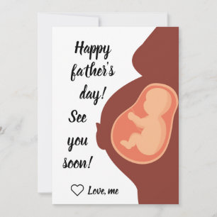 Personalised Soon to be Dad, Happy Father's Day Holiday Card