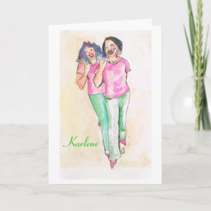 Personalised Sorority note cards