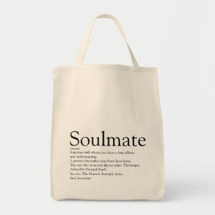 Personalised Soulmate Definition Tote Bag