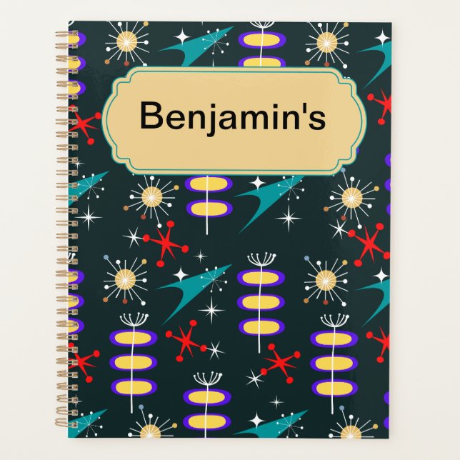 Personalised Space Age Planner (Front)
