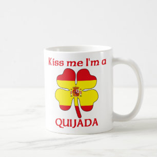Personalised Spanish Kiss Me I'm Quijada Coffee Mug