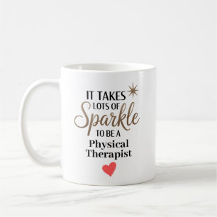 Personalised Sparkle Physical Therapist Coffee Mug