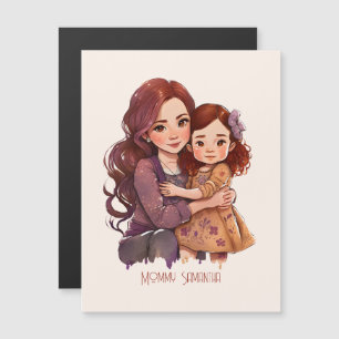 Personalised Sparkly Mother and Daughter