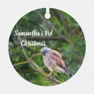 Personalised Sparrowhark Photo Christmas Ornament