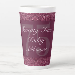 personalised special birthday mug gift 75th