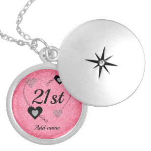 Personalised special birthday necklace 21st