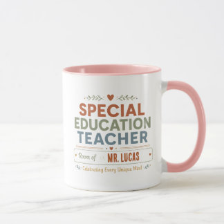 Personalised Special Education Teacher Coffee Mug
