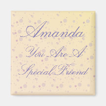 Personalised Special Friend Purple Magic
