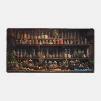 Personalised Spice Shop Counter Desk Mat