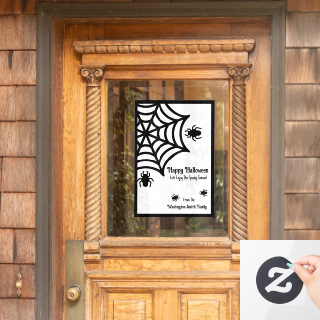 Personalised Spiderweb Halloween (Home Door)