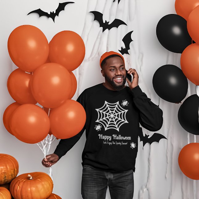 Personalised Spiderweb Halloween Sweatshirt (Creator Uploaded)