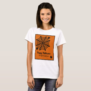 Personalised Spiderweb Halloween T-Shirt