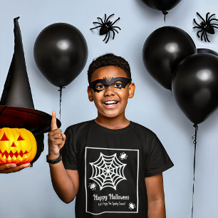 Personalised Spiderweb Halloween T-Shirt
