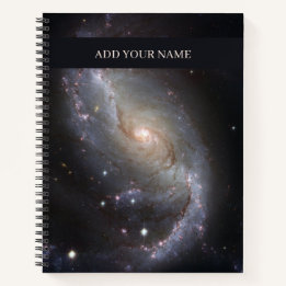 Personalised Spiral Galaxy Notebook