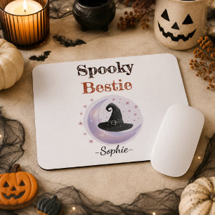 Personalised Spooky Bestie Mousepad
