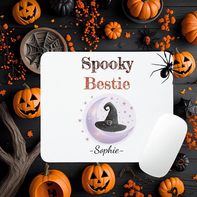 Personalised Spooky Bestie Mousepad (Creator Uploaded)
