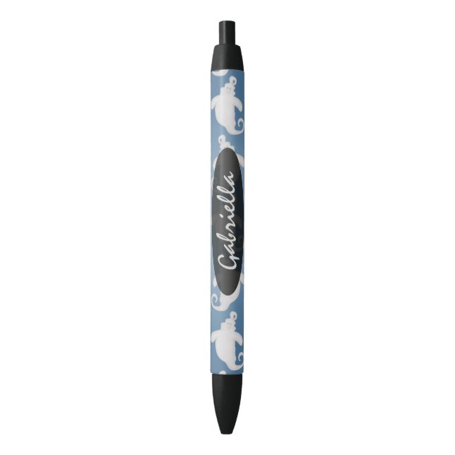 Personalised: Spooky Ghost Ink Pen (Front Vertical)