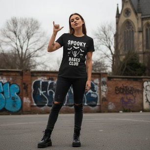 Personalised Spooky Halloween Group College Party T-Shirt