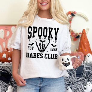 Personalised Spooky Halloween Group College Party T-Shirt