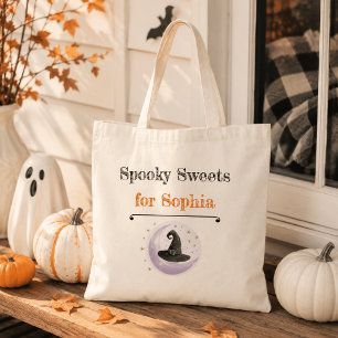 Personalised Spooky Sweets for Kids – Halloween Tote Bag
