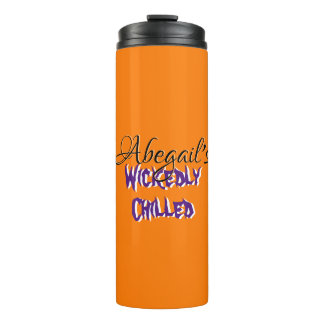 Personalised Spooky Thermal tumbler