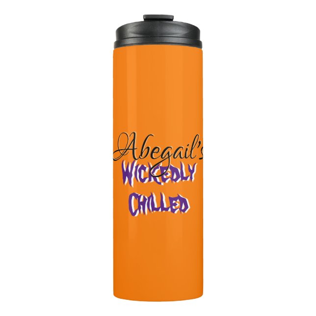 Personalised Spooky Thermal tumbler