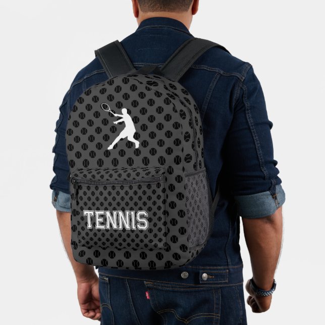 Personalised sports backpack for tennis player (Insitu (Model))