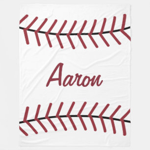 Personalised Sports Baseball Blanket Gift
