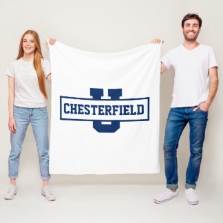 Personalised sports team monogram template fleece blanket