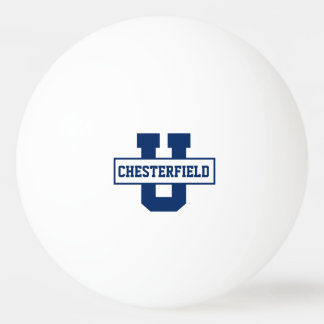 Personalised sports team monogram template ping pong ball