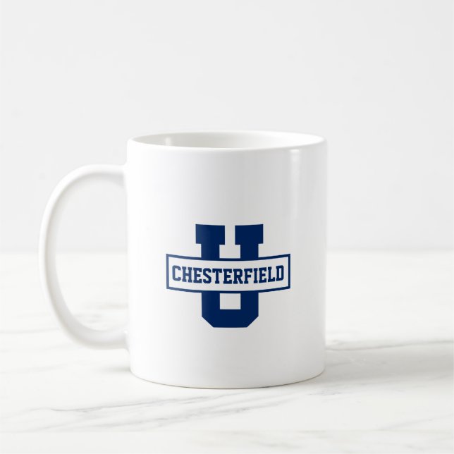 Personalised sports team monogram template T-Shirt Coffee Mug (Left)