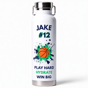 🏆 Personalised Sports Water Bottle Custom Name