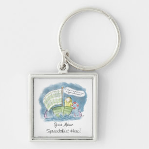 Personalised Spreadsheet Hero! Key Ring