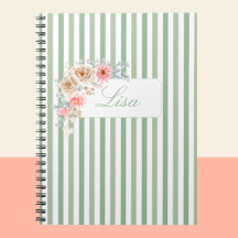 Personalised Spring Blossom Notebook