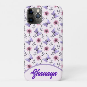 Personalised Spring Butterfly Floral Gift iPhone 11 Pro Case