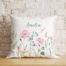 Personalised Spring Floral Watercolor