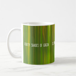 Personalised Spring Green Stems Motion Photography Coffee Mug
