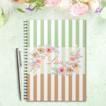 Personalised Spring Meadow Notebook
