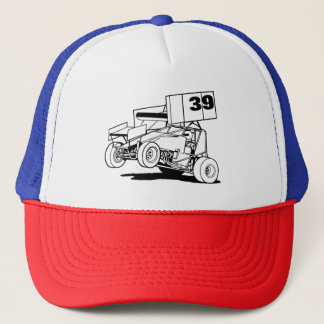 Personalised Sprint Car Hat, Customise it Trucker Hat