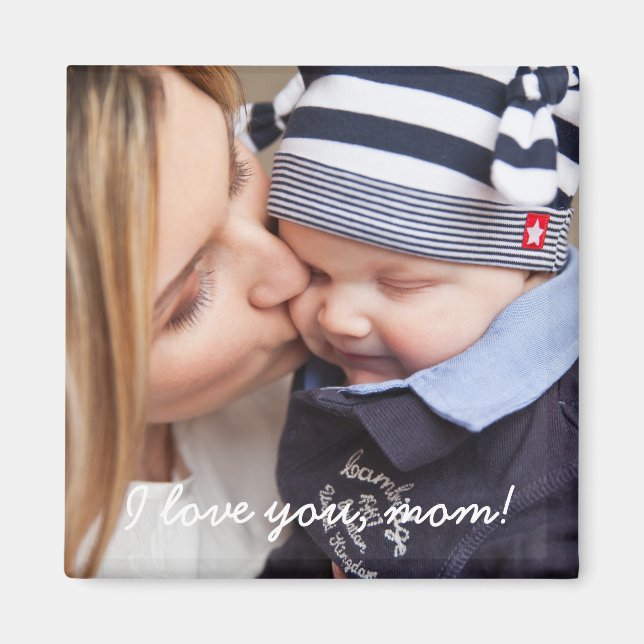 Personalised Square Magnets Unique Gifts For Mum (Front)