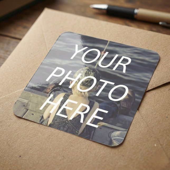 Personalised Square Photo Sticker Sheet (Stick with what you love.)