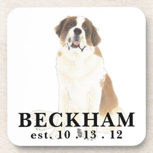 Personalised St. Bernard Coaster